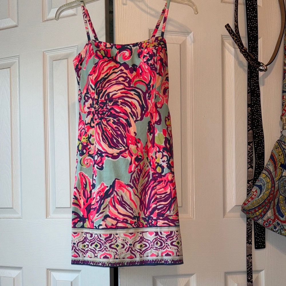 Lilly Pulitzer dress -worn once size 0 good used condition